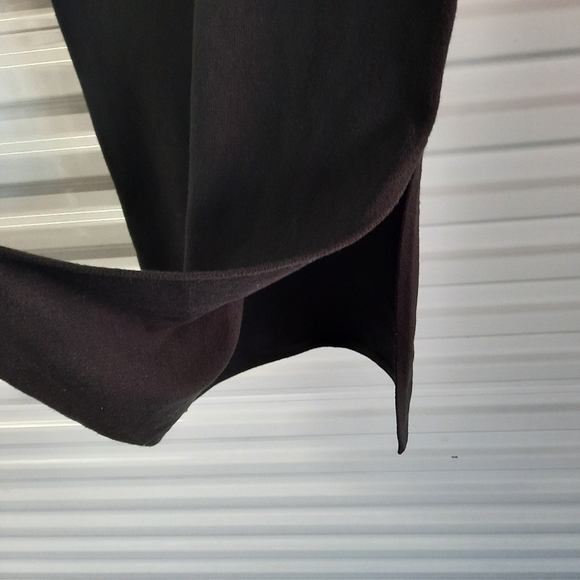 French Connection Sweater Dress Womens Small Black Stretch Midi Long Sleeve - Picture 5 of 8